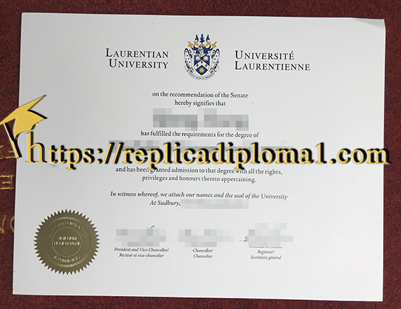 Laurentian University diploma