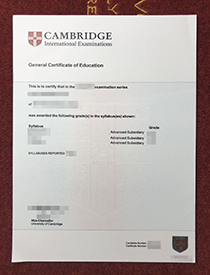 48 Hours, Buy a Fake Cambridge General Certificate 
