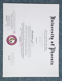 University of Phoenix Diploma. Custom Fake UoPX Deg