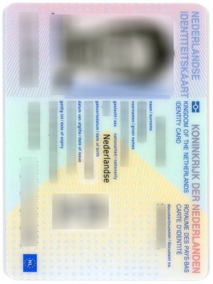 How much does a fake Netherlands ID card?