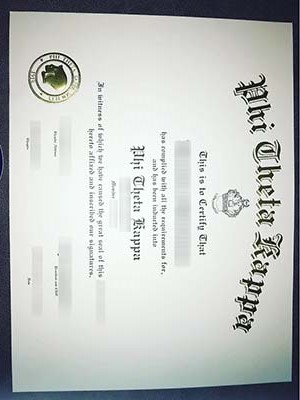 Purchase a phony Phi Theta Kappa certificate quickl