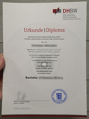 How to obtain a fake DHBW diploma from Germany in 5