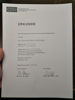 How to buy a fake OTH Regensburg degree in 7 days? 