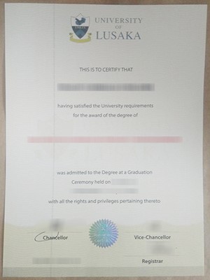 How to copy a 100% University of Lusaka diploma in 