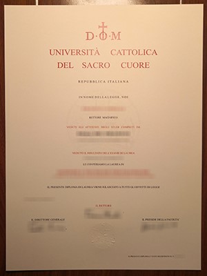 How to create a fake Università Cattolica del Sacr