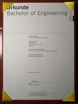 How to create a 100% similar FH Aachen diploma for 