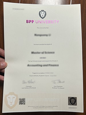 How to create a fake BPP University diploma of the 