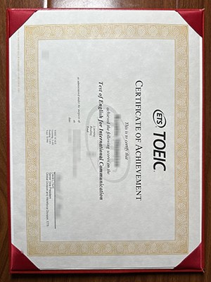 Amazing website to obtain a fake TOEIC diploma cert