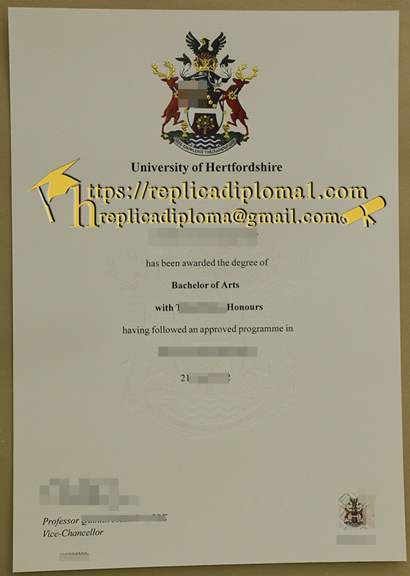 degree of University of Hertfordshire