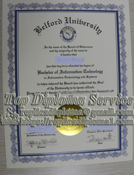 belford university degree
