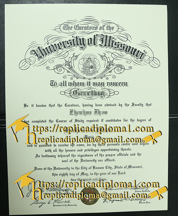 university of Missouri degree
