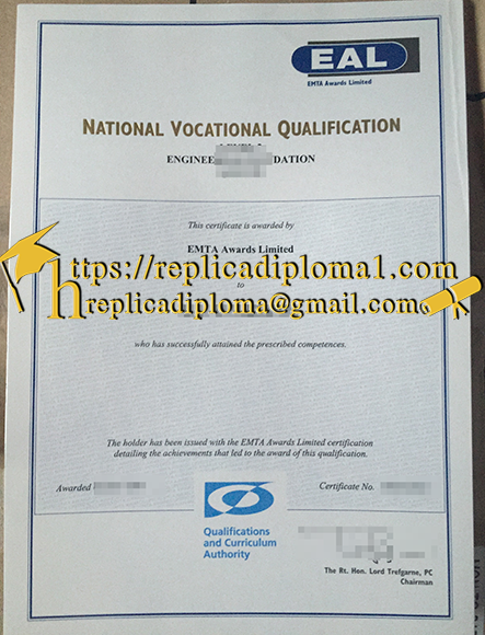 fake NVQ certificate sample from replicadiploma1.com