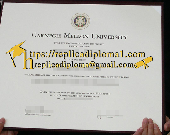 CMU (Carnegie Mellon University) diploma 