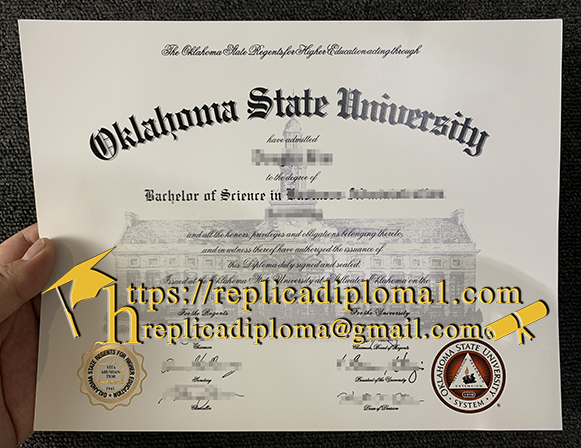 Oklahoma State University diploma