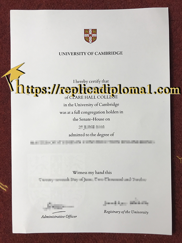 university of cambridge diploma sample from replicadiploma1.com