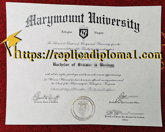 marymount university diploma
