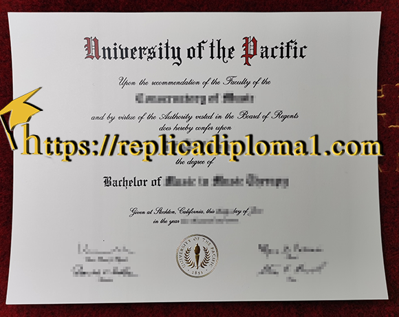 fake diploma of University of the Pacific