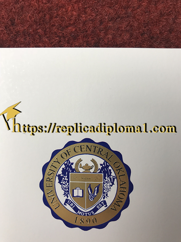 fake University of Central Oklahoma diploma 