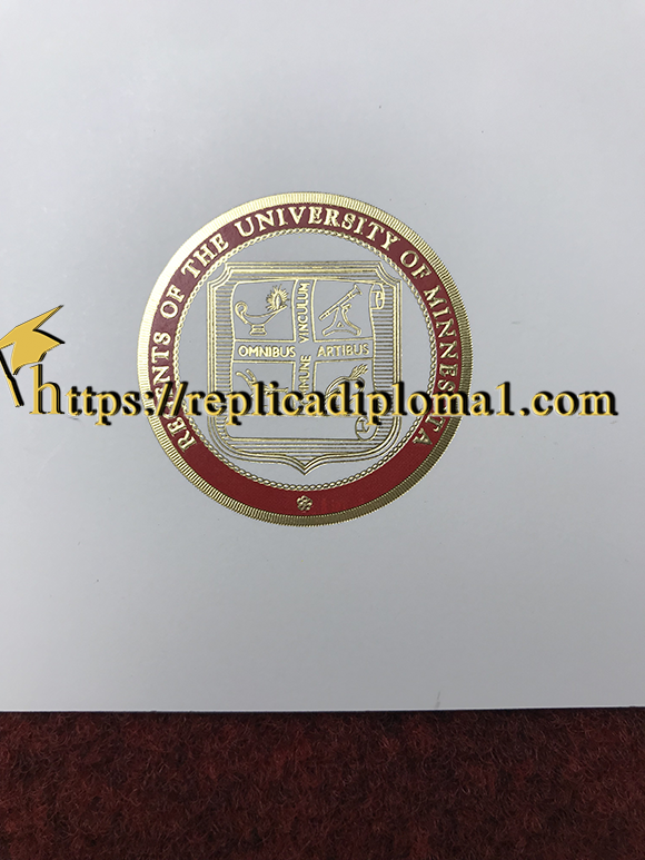 University of Minnesot diploma seal