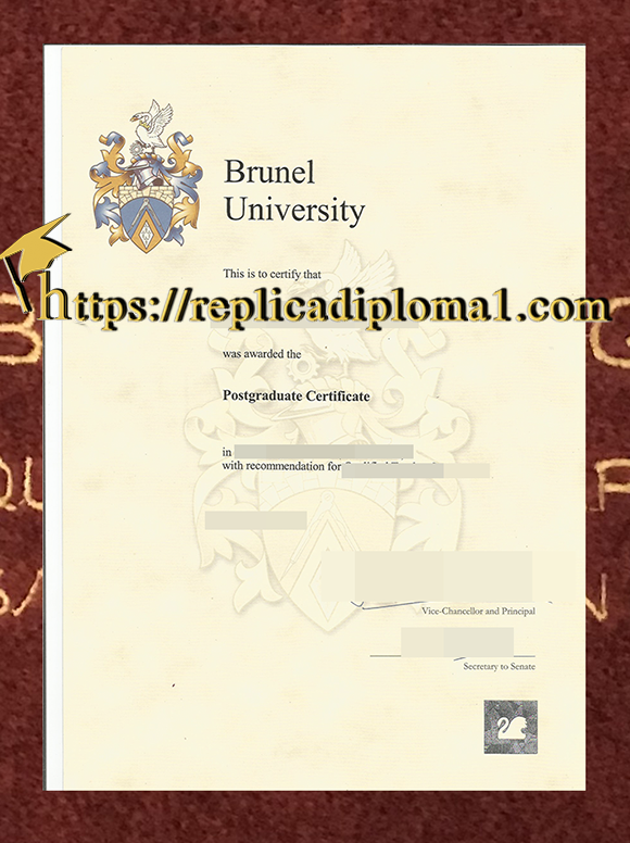 Brunel University PGCE Certificate