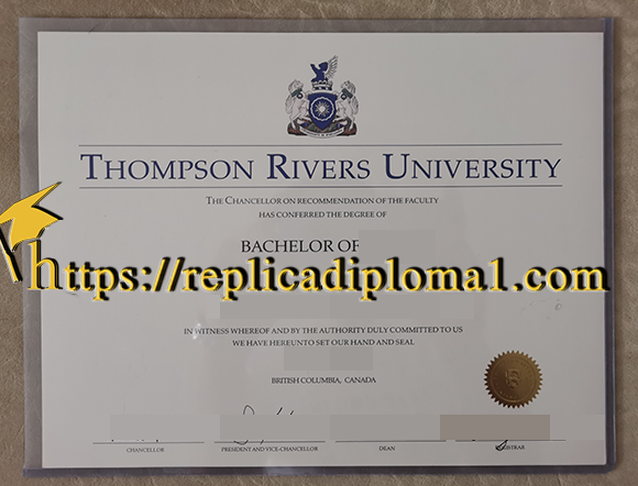 Thompson Rivers University Degree, TRU diploma