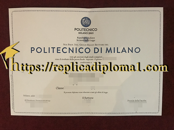 Politecnico di Milano Diploma