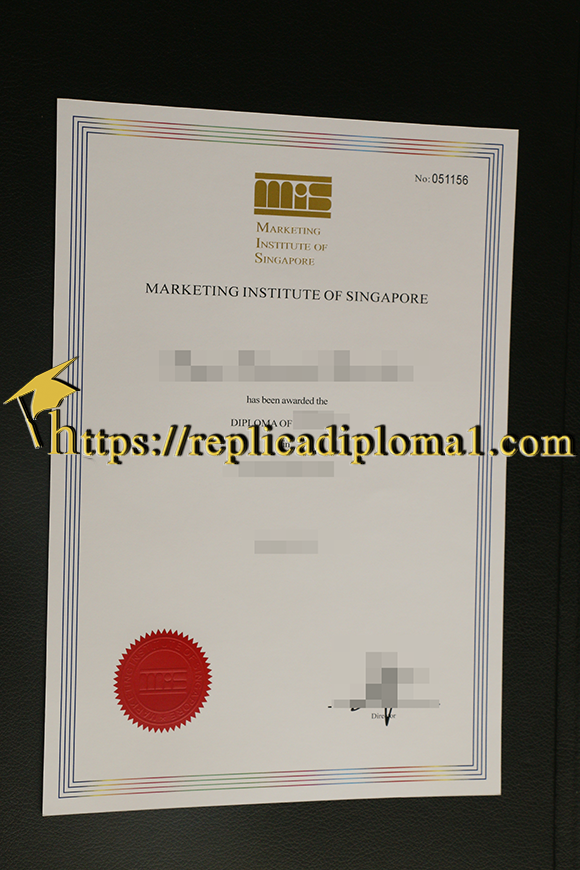 MIS degree, Marketing Institute of Singapore diploma